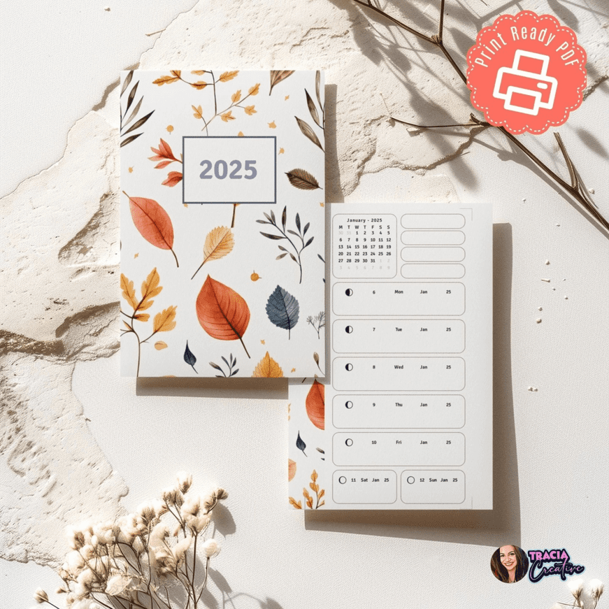 Editable printable planner template for Etsy sellers