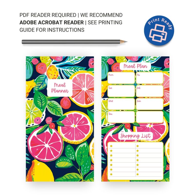 Organized groceries next to printed shopping list