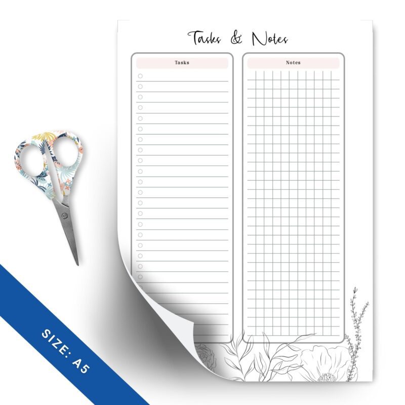 12 printable wedding planner templates printed on A5 paper