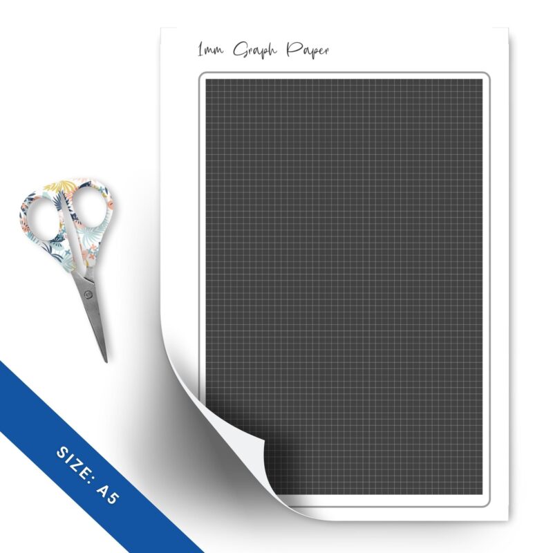 1mm Graph Paper PDF - Precision Grid for Projects | Printable Graph Paper - Image 2