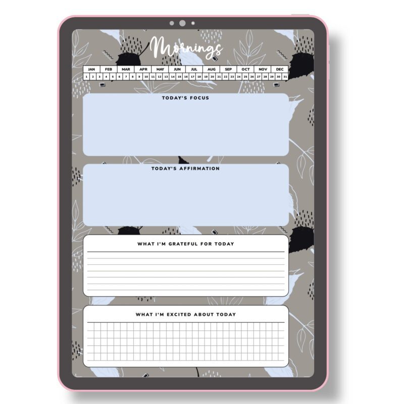 31 Day Gratitude Journal digital download