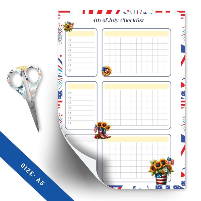 Printable Independence Day Party Planner