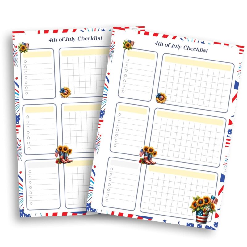 Printable Independence Day Party Planner