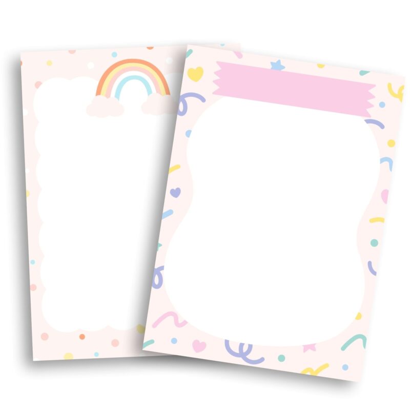Colorful A5 planner notepad for organization