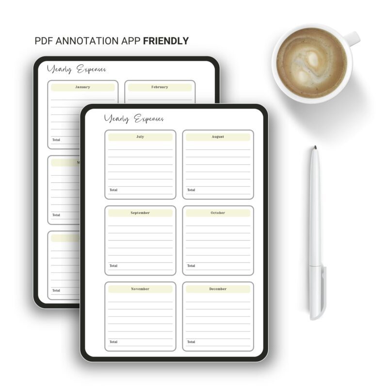 A5 Budget Planner – Track Spending Easily