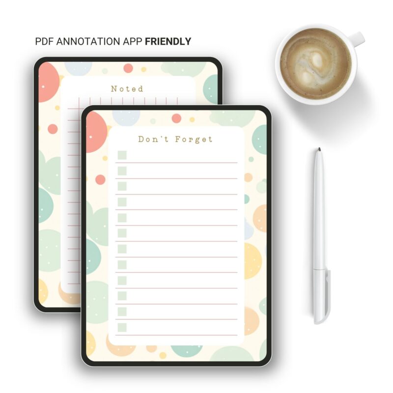 Printable Notepad Insert – Pocket Planner Pages for Productivity & Style - Image 8