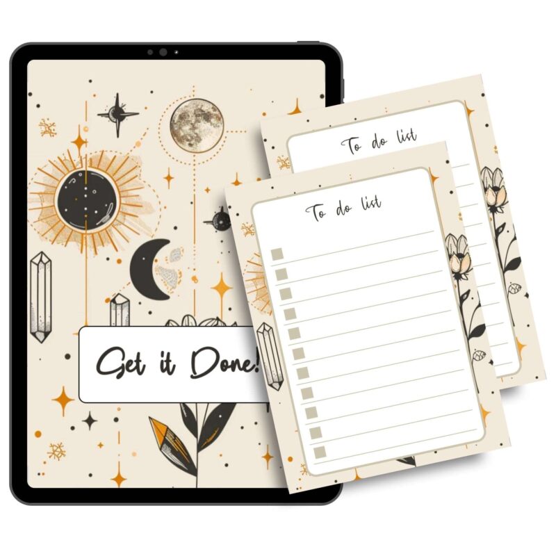 Boho To-Do List Planner Insert – Printable Task Organizer