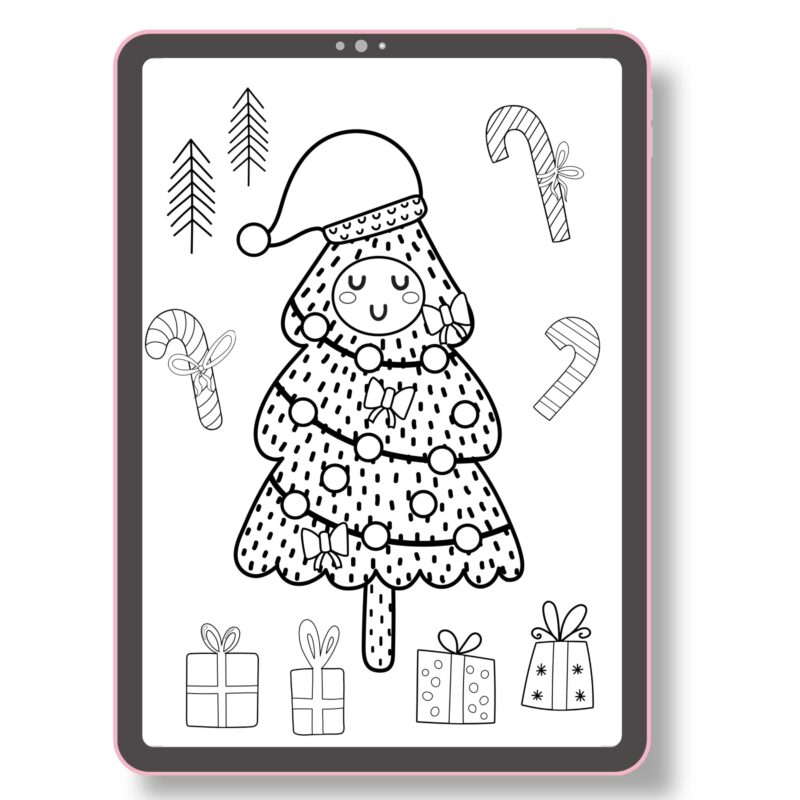 Christmas Coloring Book – A5 Printable | Holiday Fun for Kids - Image 7