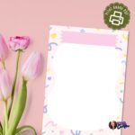 A5 printable planner notepad with cute designs