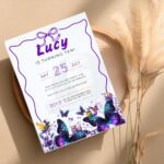 Printable invitation in 5x7 envelope