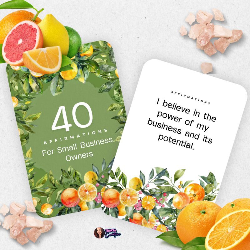5x7 printable affirmations for small business and entrepreneurs
