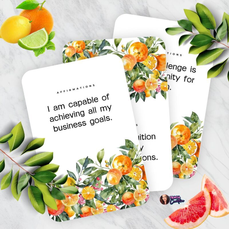5x7 printable affirmations for small business and entrepreneurs