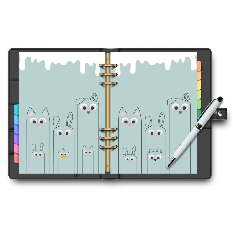 Instant download A5 planner dashboard for an inspiring setup