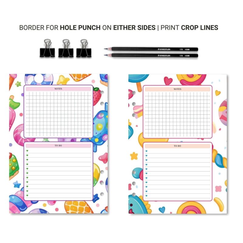 A5 To Do List – fun and functional daily planner printable