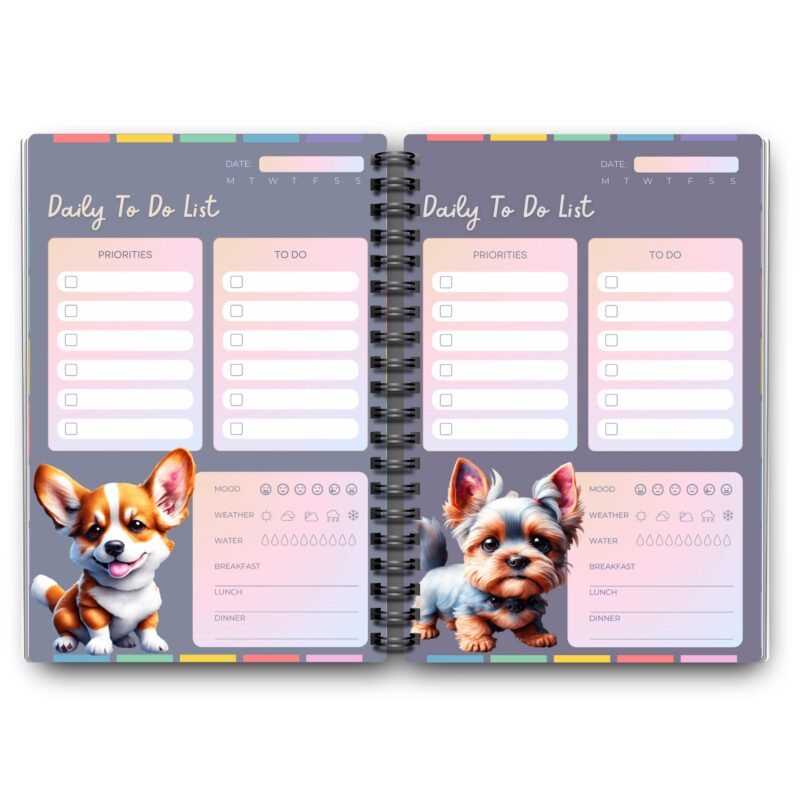 Motivating Puppy To Do List for Organization
