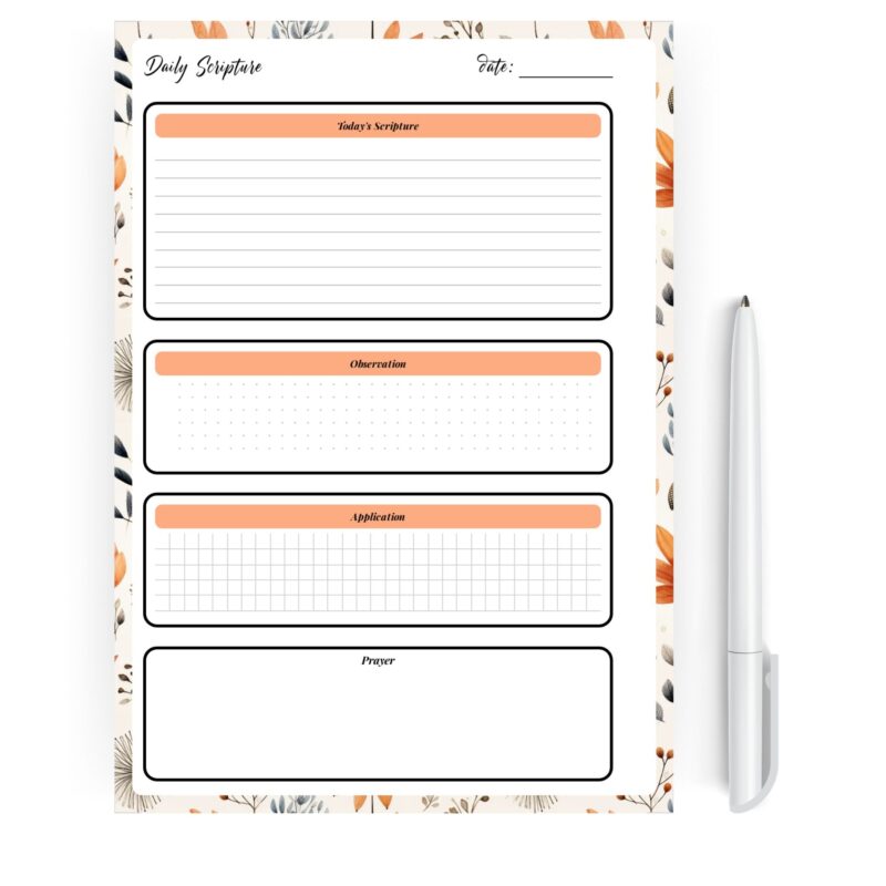 Printable Christian Daily Devotional