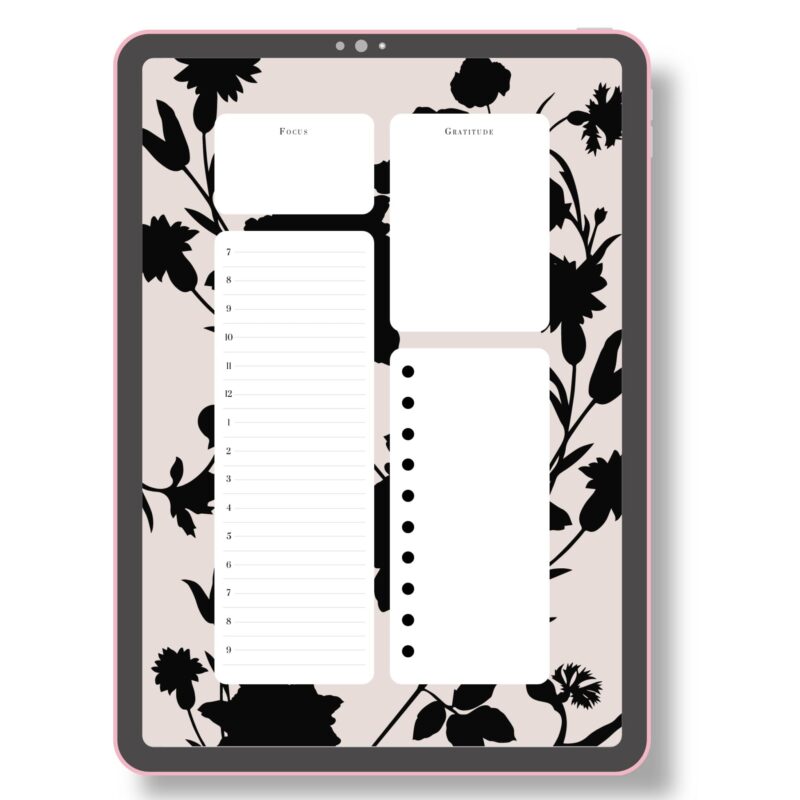 Daily Planner Insert – A5 Silhouette | Productivity & Goals - Image 5
