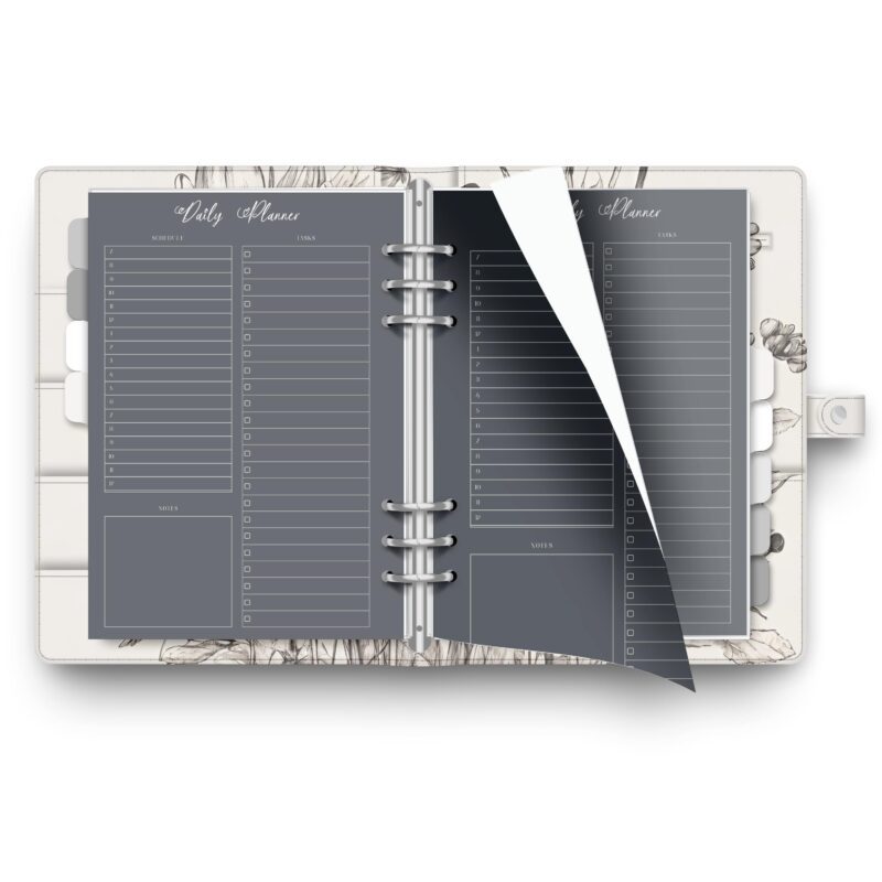 Printable daily planner insert for enhanced productivity
