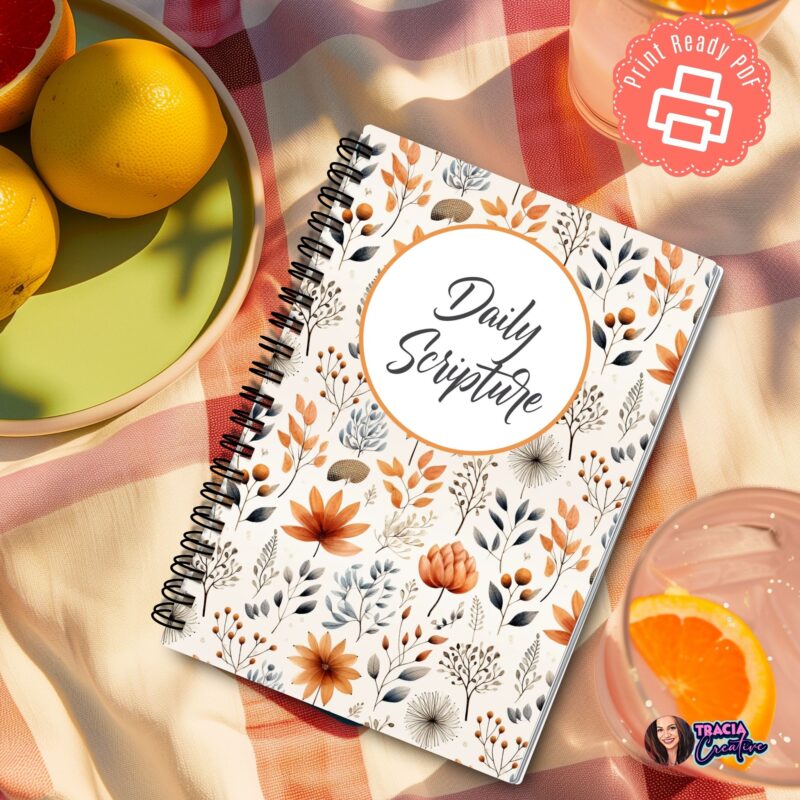Daily Bible Scripture Notes A5 Printable