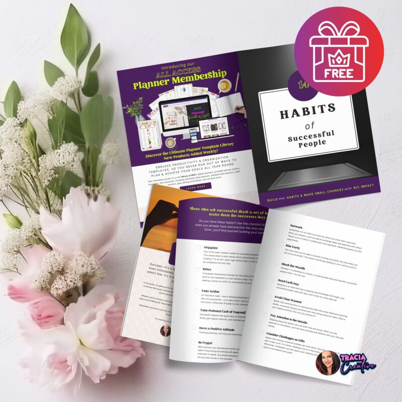 Free Habits Checklist PDF – 14 successful habits for daily growth