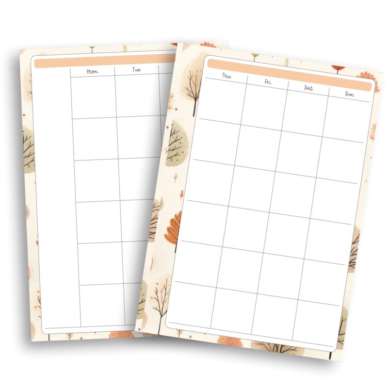 Aesthetic Fall Organizer Printable Pages