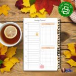 Fall Weekly Overview A5 Printable Planner