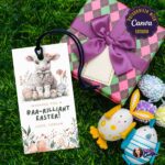 Wishing You a Baa-rilliant Easter Gift Tag template
