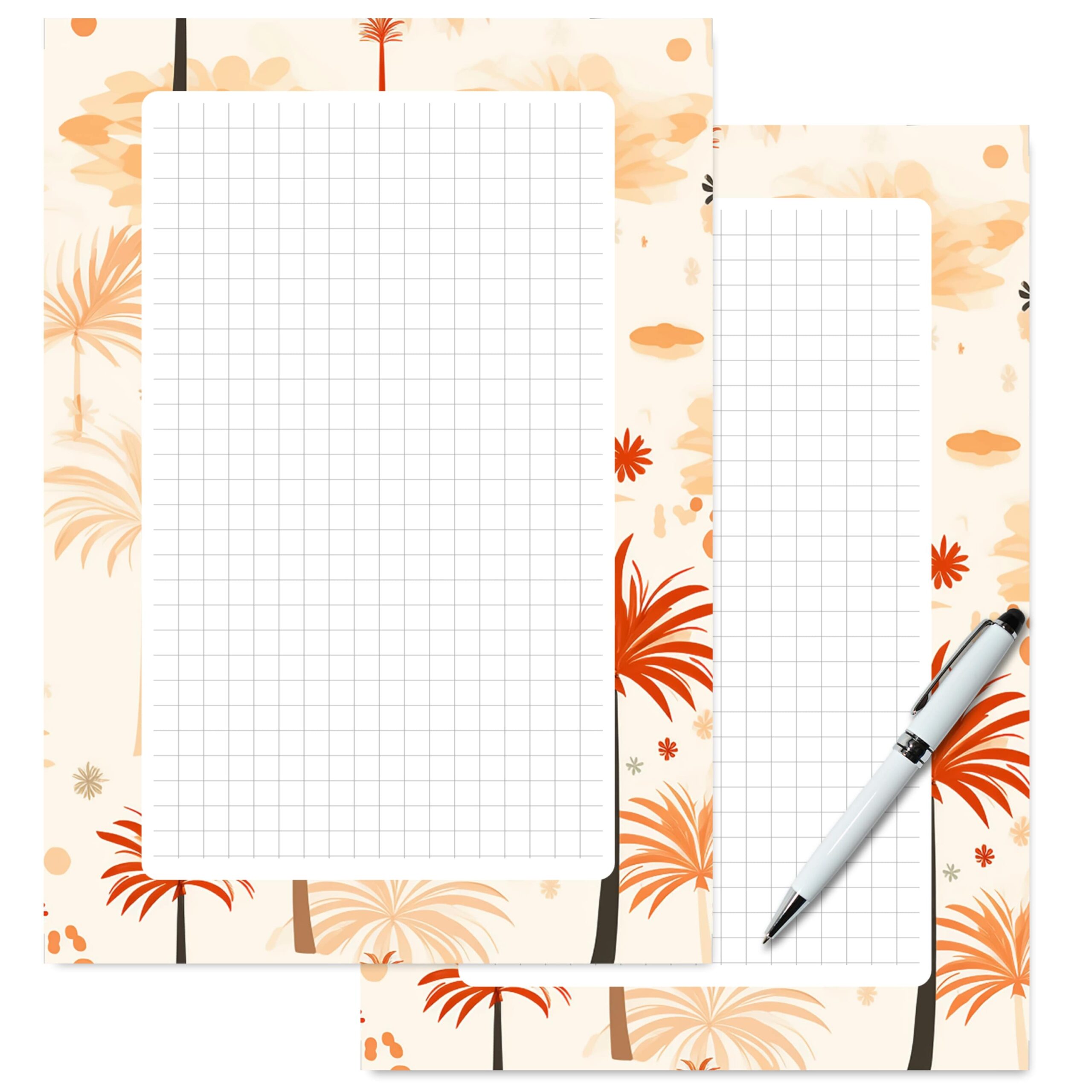 Palm grid notes for creative planning
