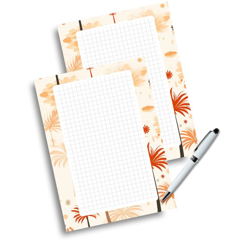 Printable grid paper A5 size