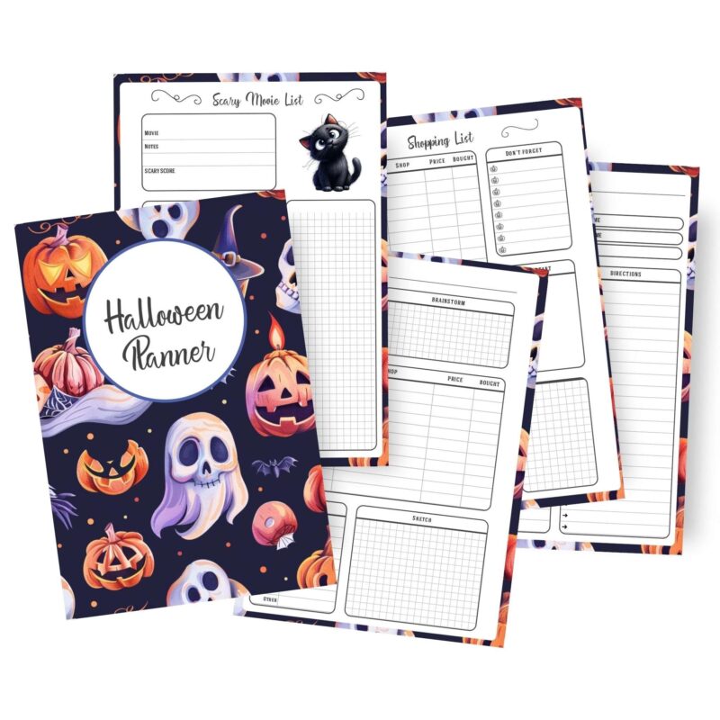 Halloween costume planner printable