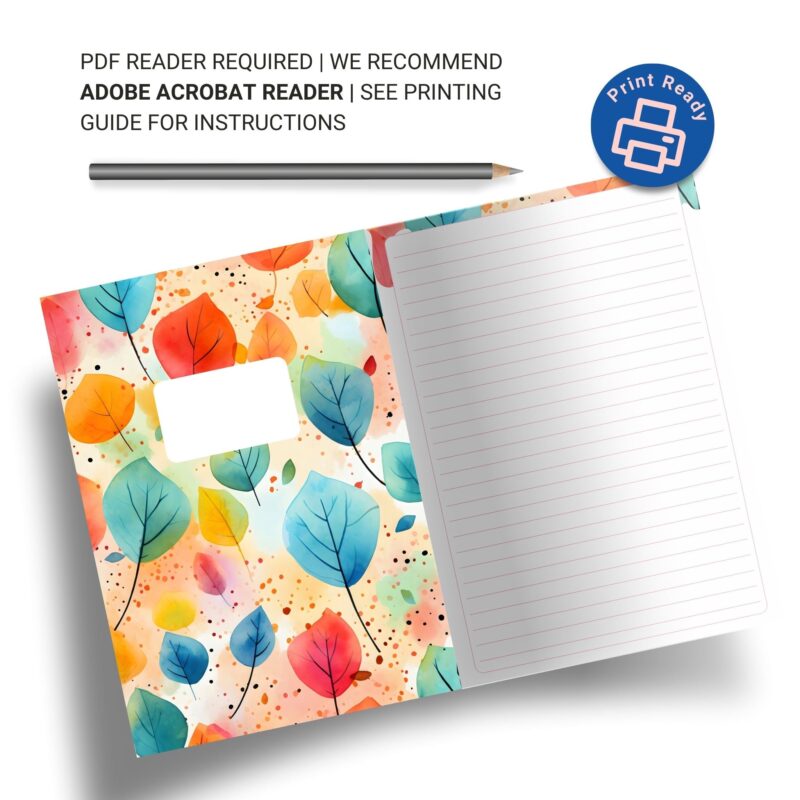 Cozy fall notebook for notes and lists
