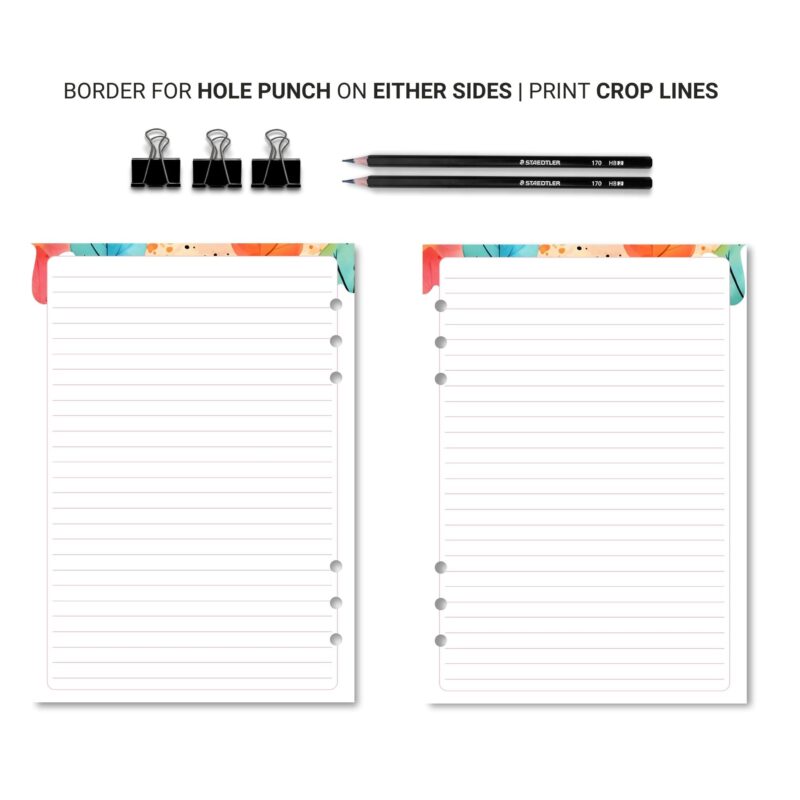 A5 fall notebook for creative ideas