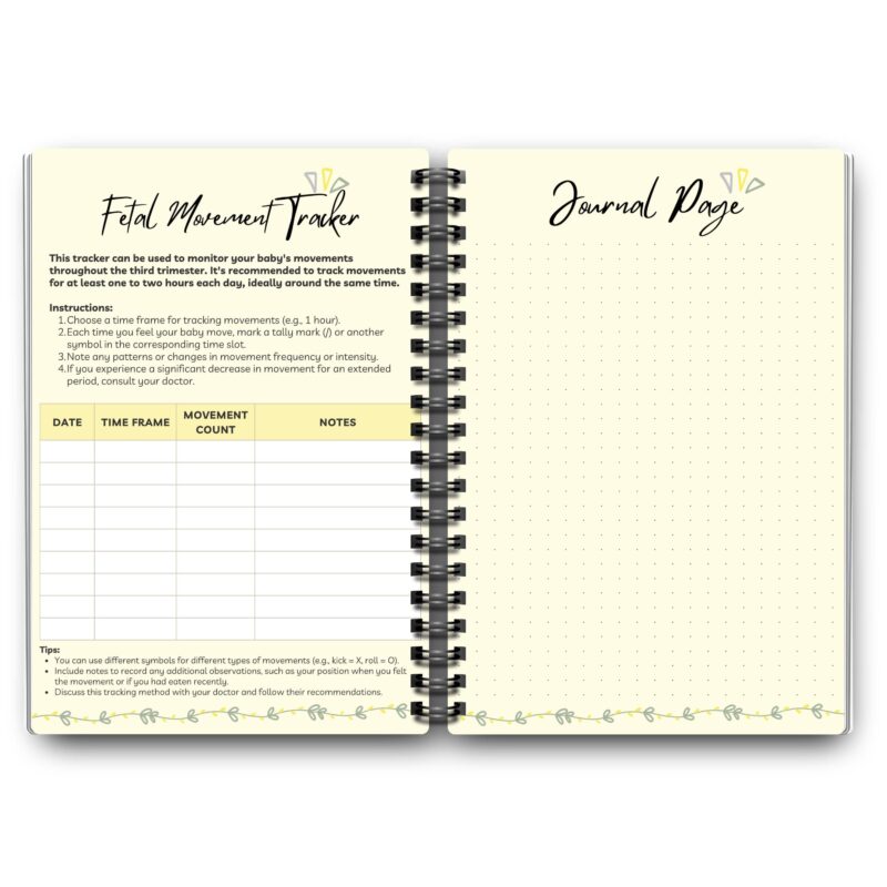 Expecting mom journal for memories