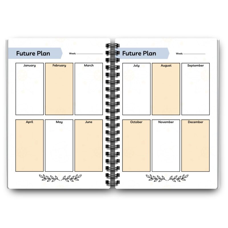 Goal setting worksheet from Living My Best Life Printable Planner