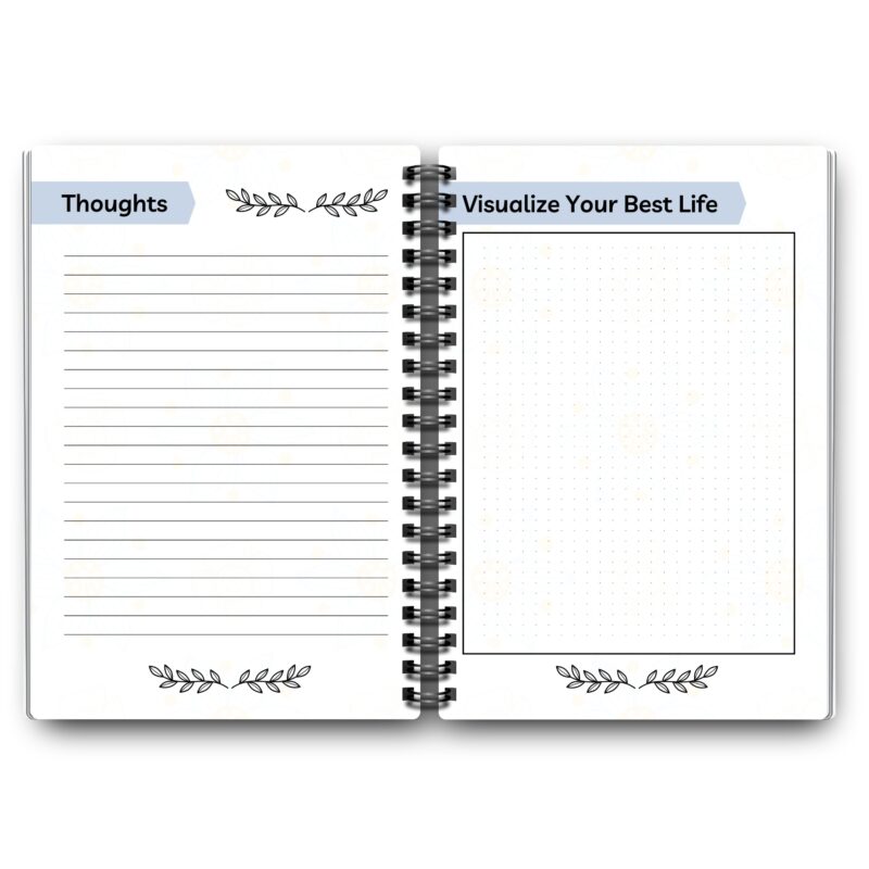 A4 page sample from Living My Best Life Printable Planner