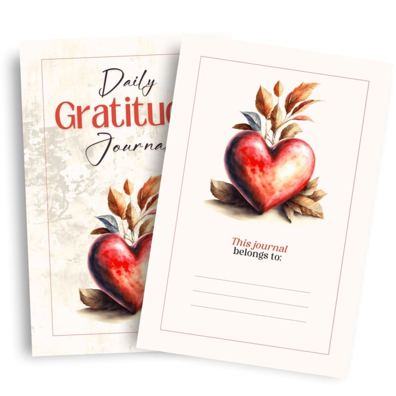Printable PDF journal for daily reflection and intentions