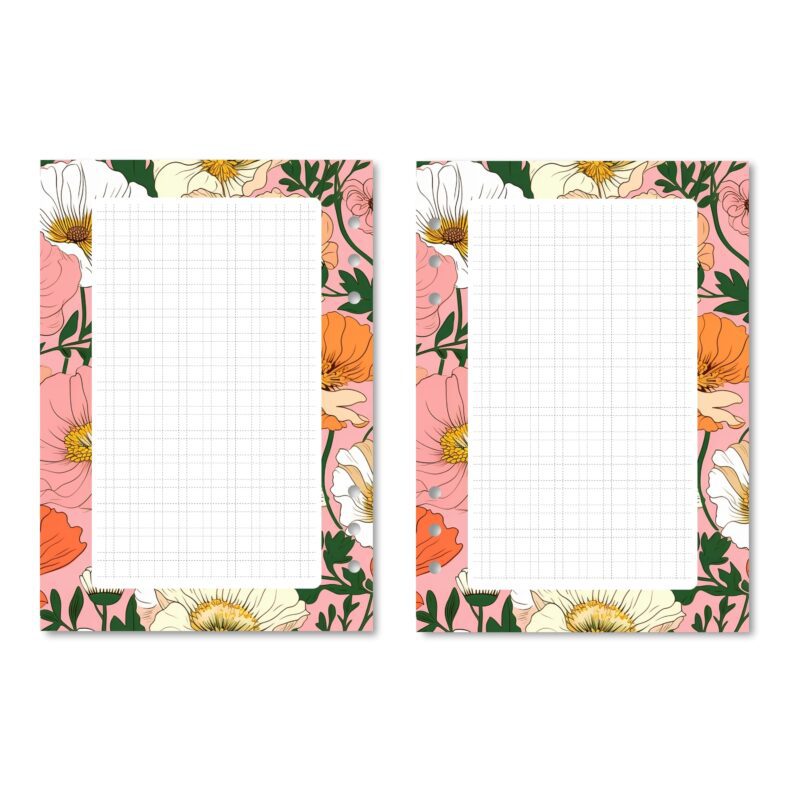 A5 stationery printable for personal notes