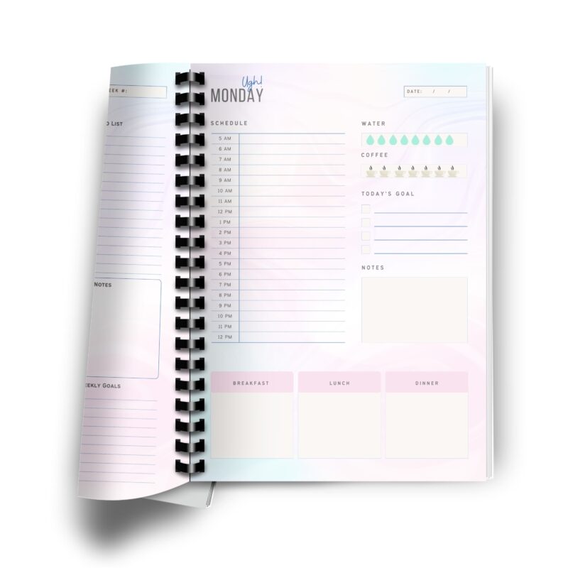 Complete weekly planning system printable