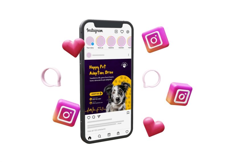 Editable adoption event post with date and time