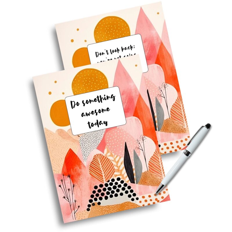 Boho abstract planner dashboard for A5 planners