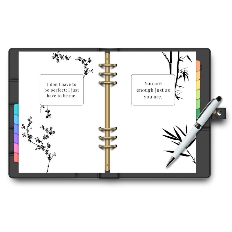 Elegant planner dashboard for daily inspiration