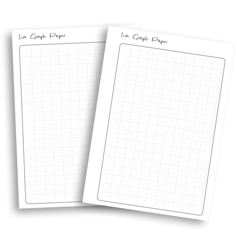 Printable graph paper for planners
