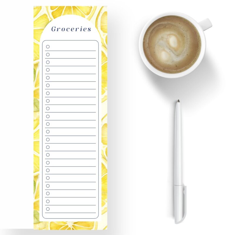 Meal planning and shopping list template printable