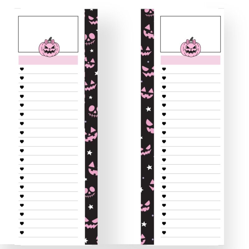 Mini Happy Planner Halloween insert for to-do items