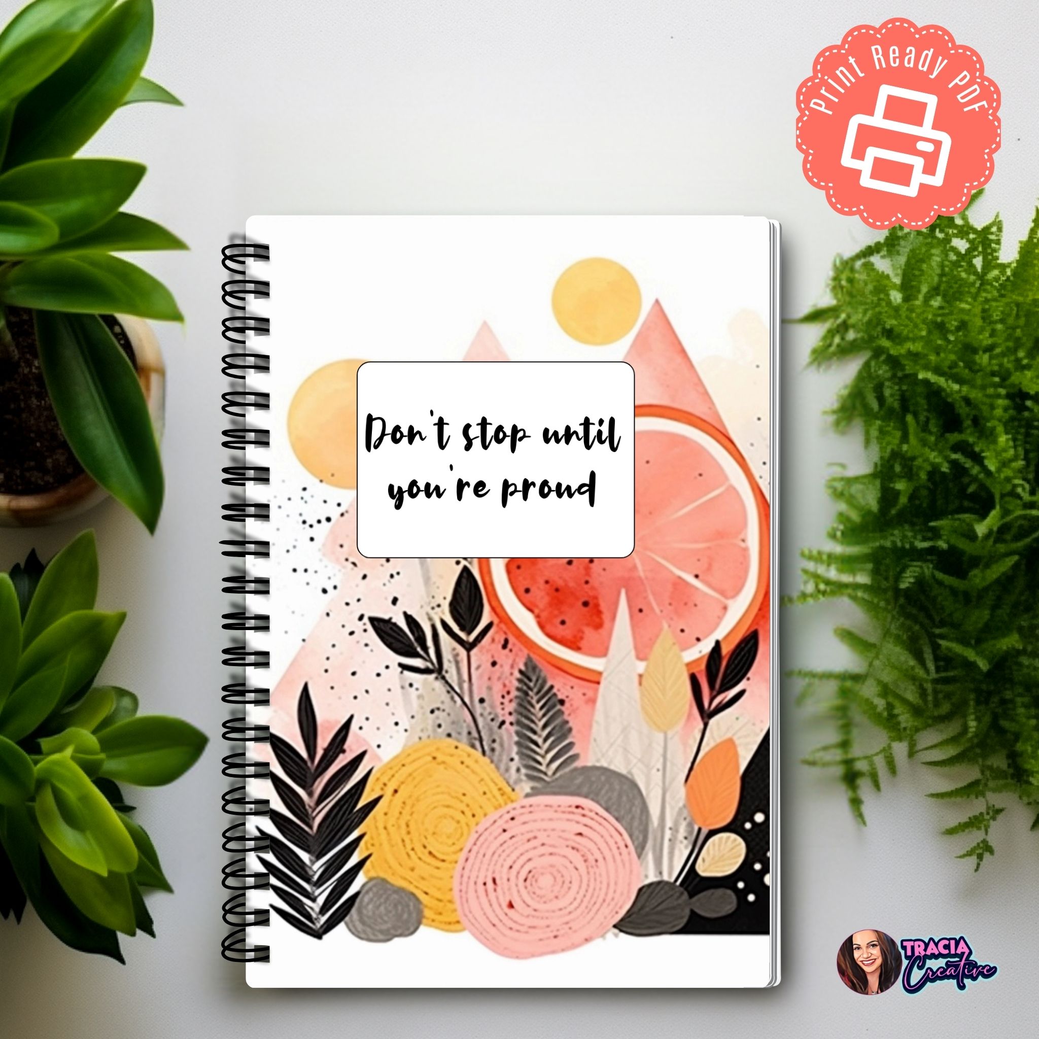 A5 Boho Planner Dashboard printable set