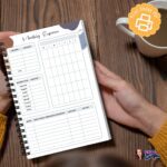 Monthly Expense Tracker A5 printable page
