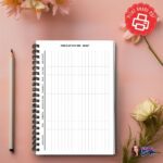 Medication Reference Sheet printable in A5 size